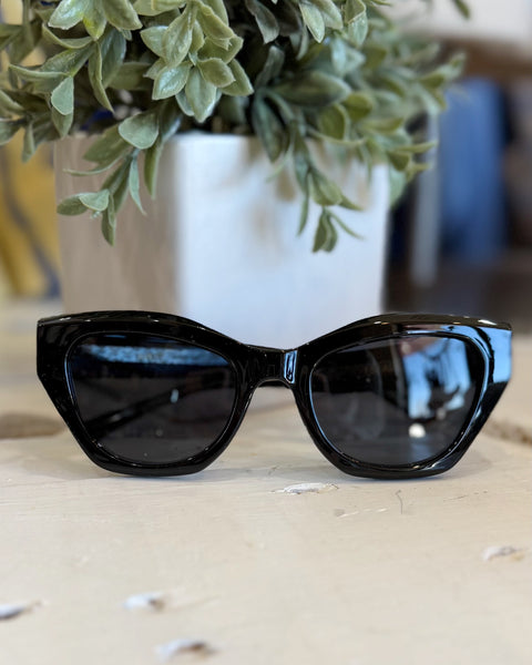 I-SEA Avery Sunglasses in Black/Smoke