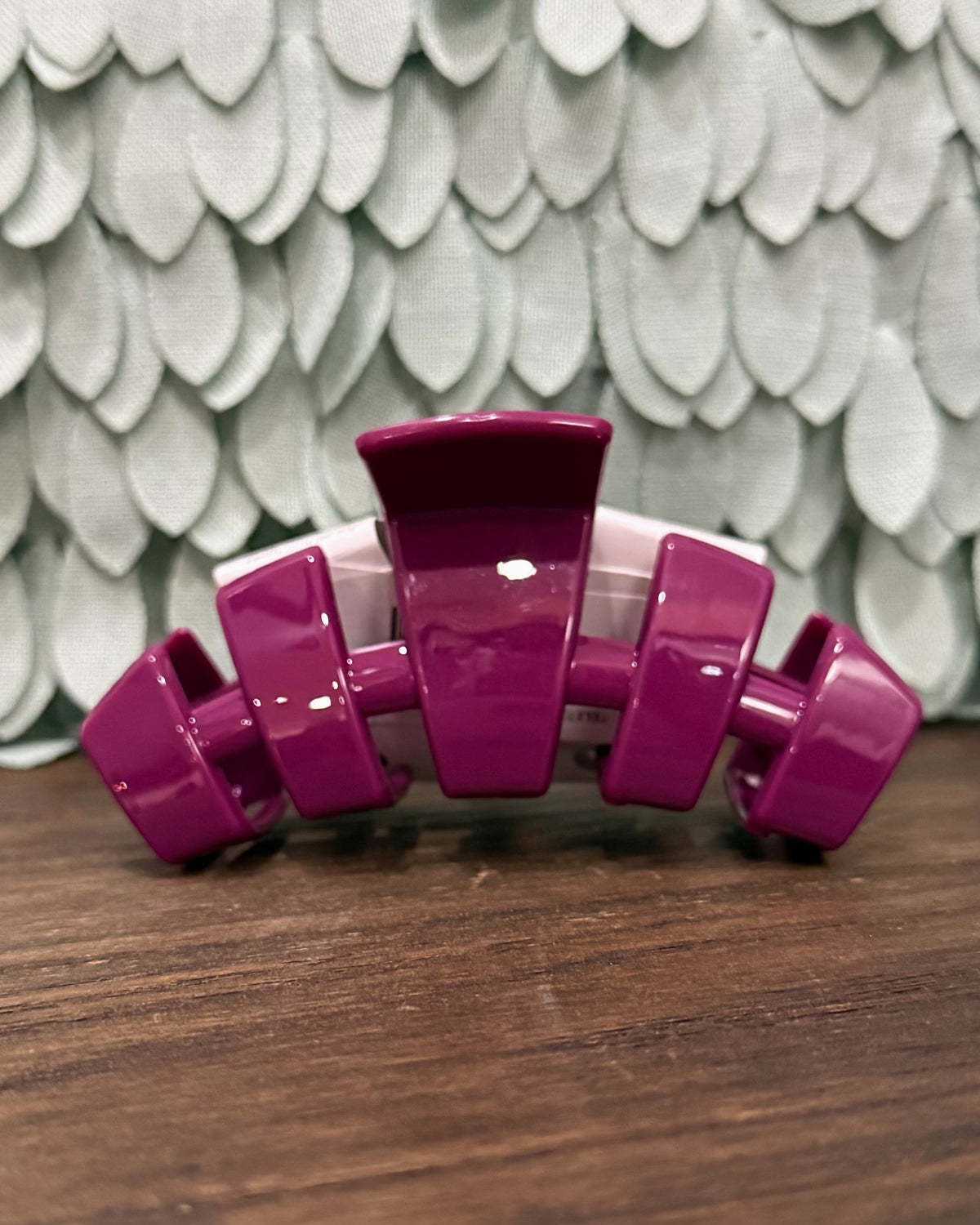 TELETIES Classic Hair Clip in Mulberry