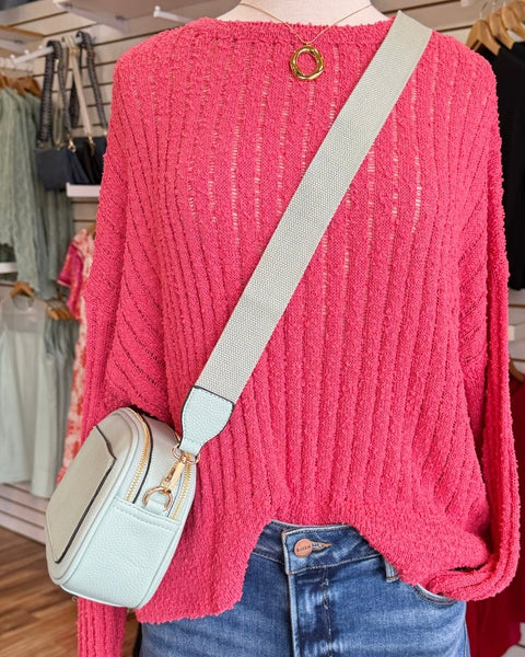 Sky Dual Crossbody Bag in Light Mint