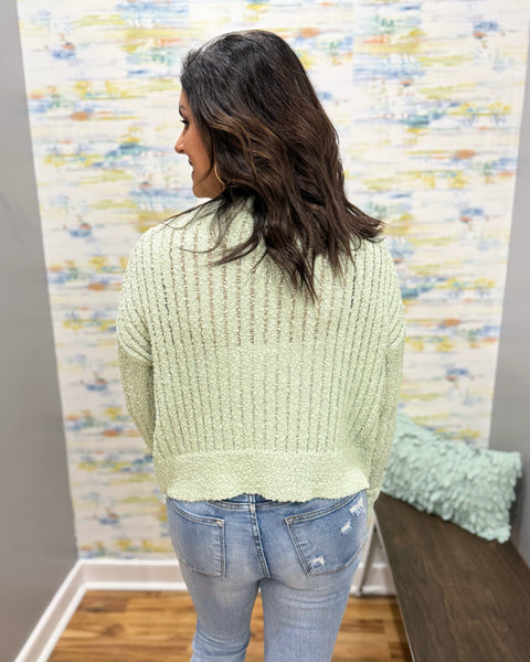 Harmony Ribbed Sweater in Sage