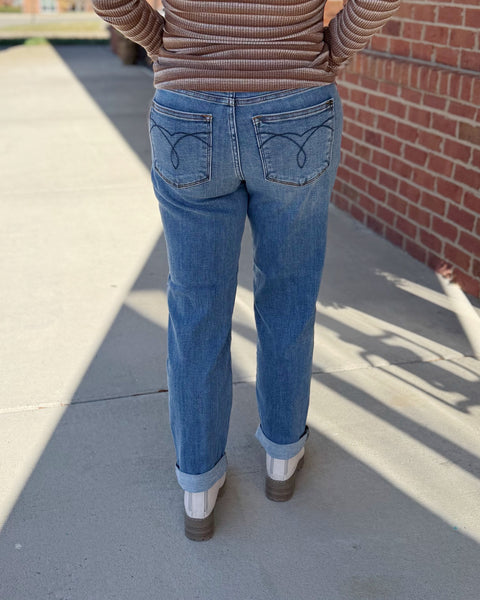 Judy Blue REG/CURVY Boyfriend Jeans
