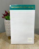 Responsibilities I Didn't Ask For Notepad.