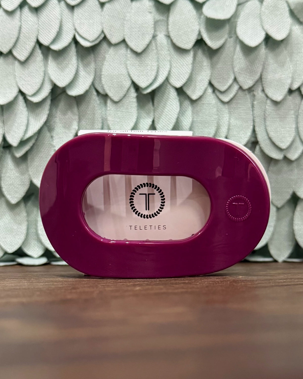 TELETIES Mulberry Flat Round Hair Clip