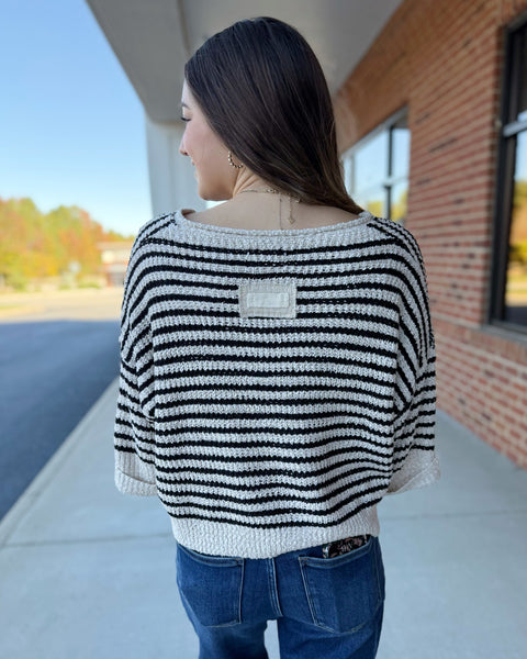 Abigail Half Sleeve Sweater in Oatmeal