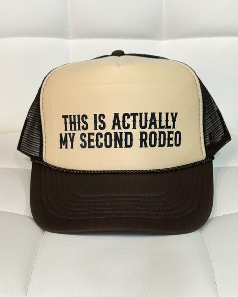 Second Rodeo Trucker Hat in Brown/Tan