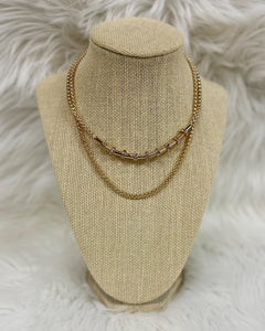 Layered Cylinder Necklace