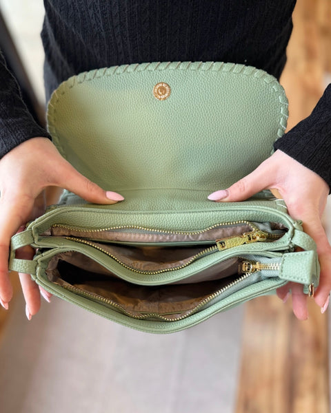 Daia Crossbody in Light Sage