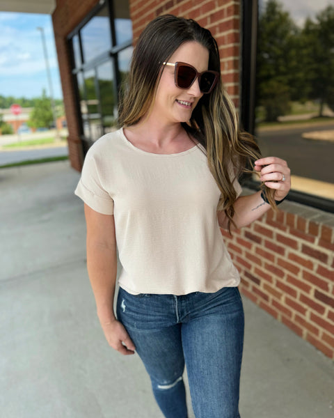 Rylee Blouse in Oatmeal