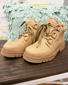 Corkys Campfire boots in almond.