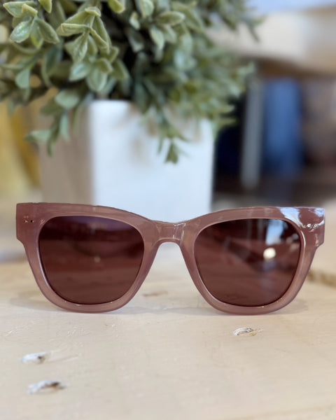 I-SEA Andi Sunglasses in Dusty Rose/Plum