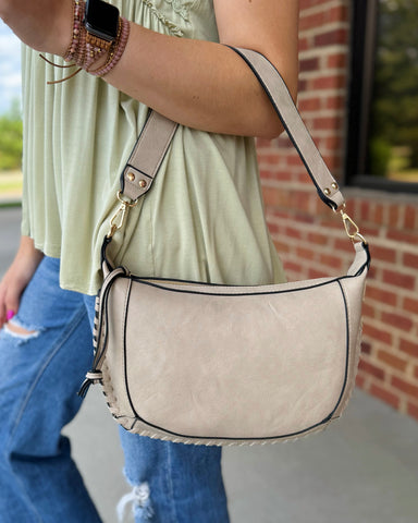 Sierra Shoulder Bag in Parchment