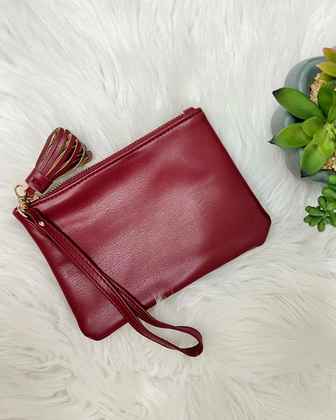 Stadium Approved Wristlet in Maroon