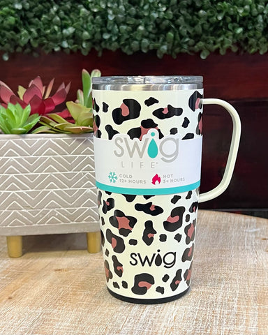 Swig 18oz Mug in Luxy Leopard - Madi Savvy Boutique