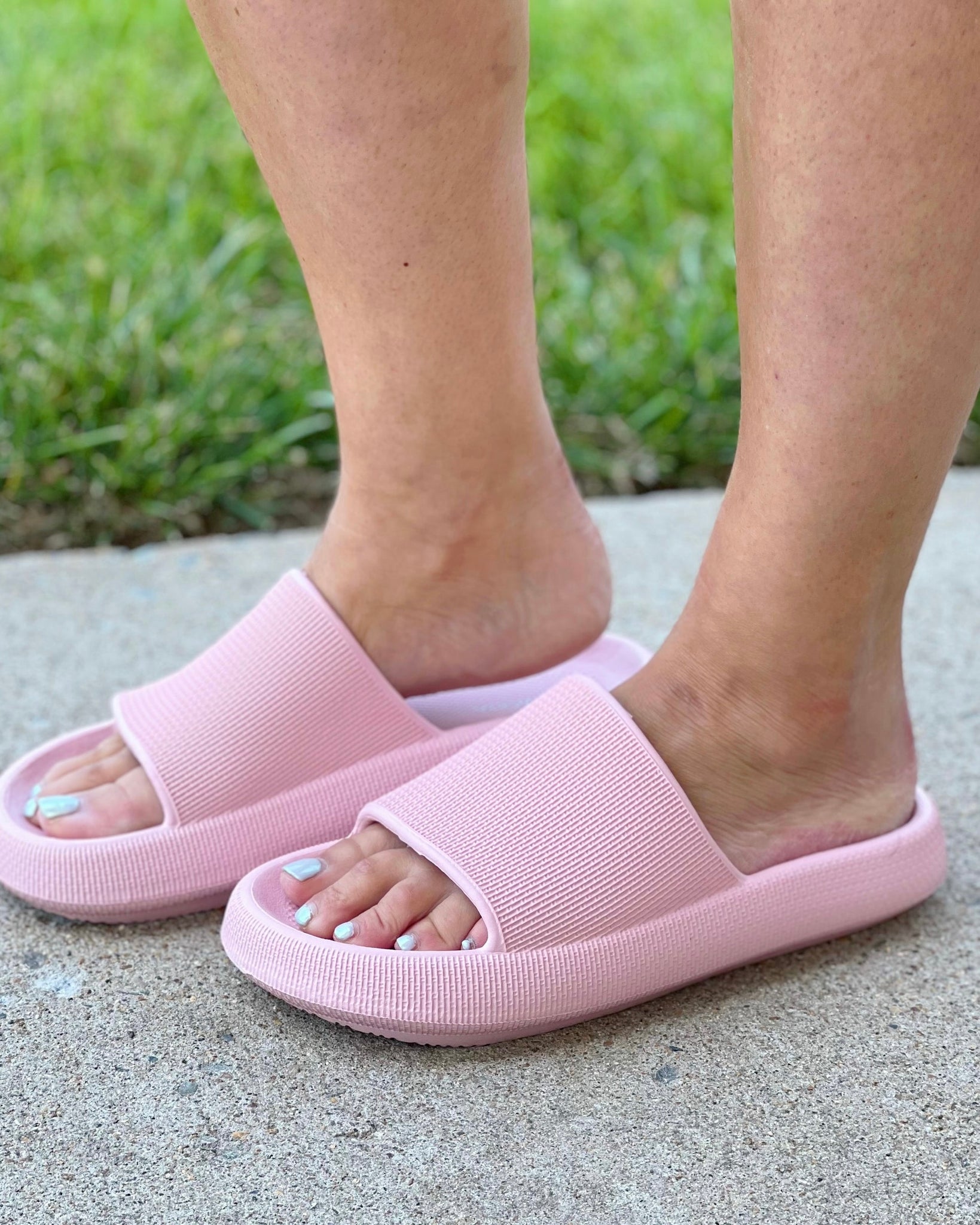 The Gisele Pillow Slide Sandal in Pink Final Sale 10
