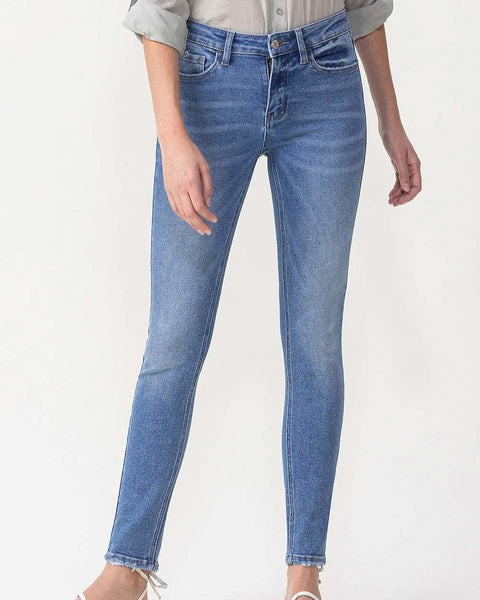 Lovervet Mid Rise Ankle Skinny Jeans