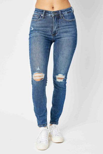 Judy Blue REG/CURVY Mid Rise Tummy Control Skinny Jeans