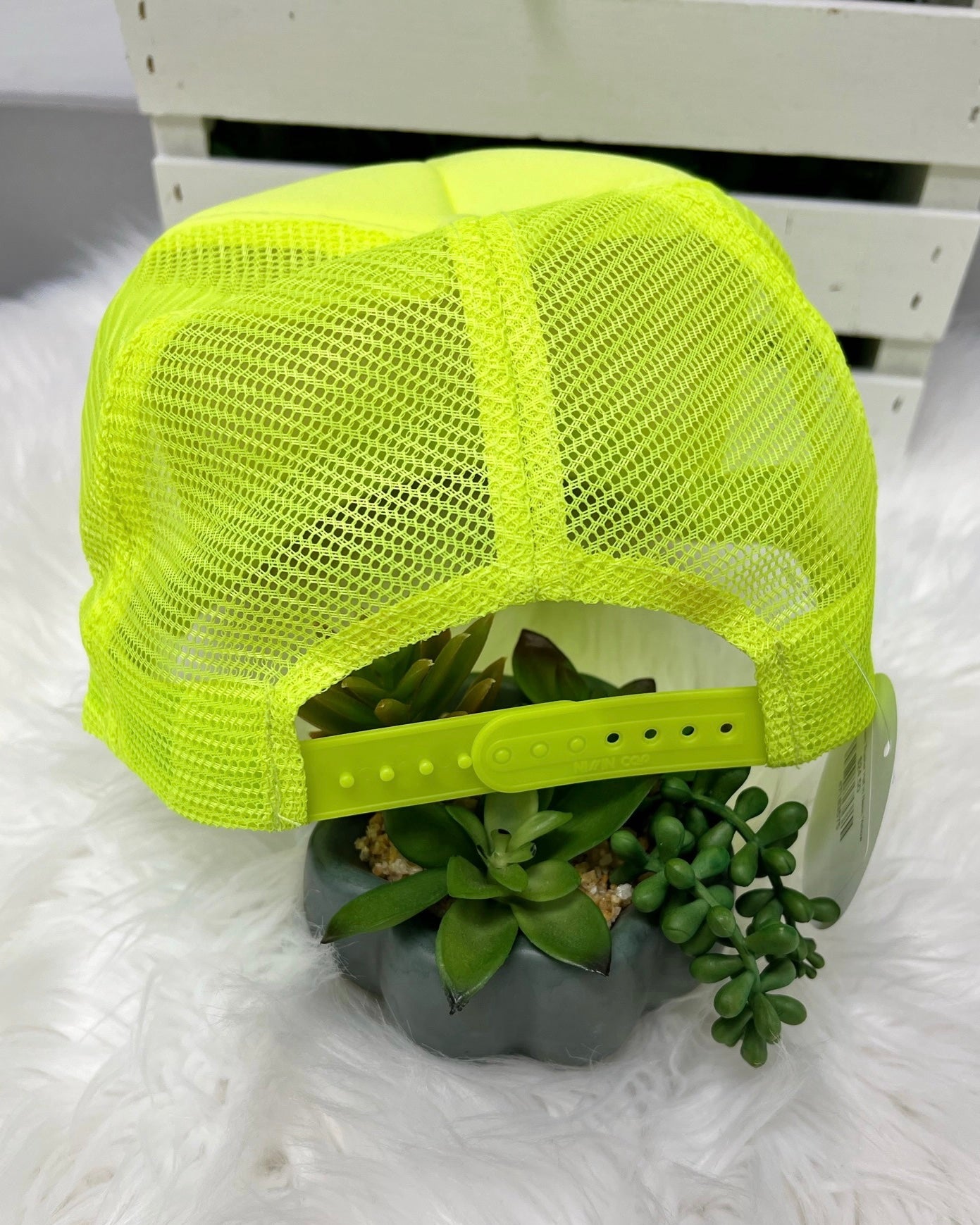 Hat Amazon Blank Neon Tri-Colored Trucker Hat The Knotty Mama