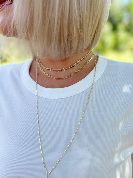 Link to Link Chain Choker Necklace
