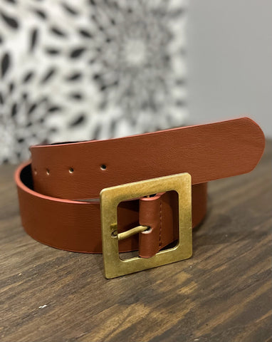 Brown Leather Belt FINAL SALE