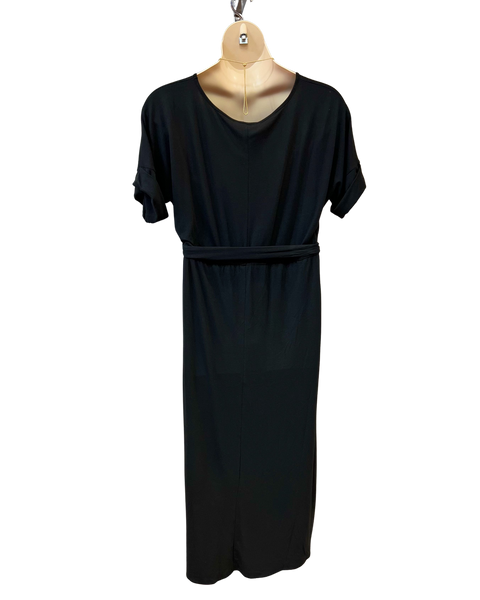 Donna Curvy Tulip Dress in Black