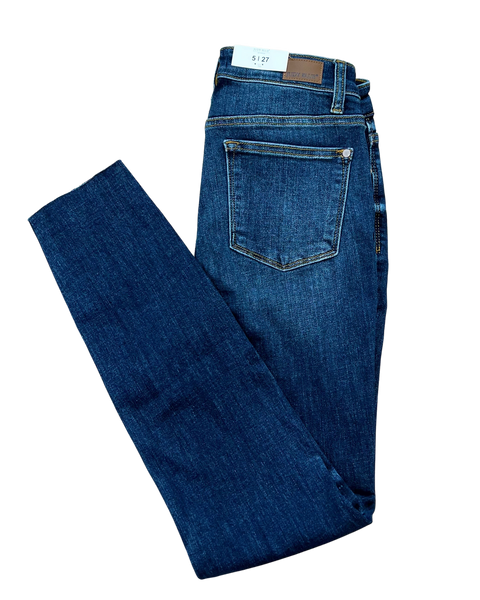 Judy Blue Button Fly Cut Off Skinny Jeans