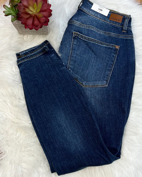 Judy Blue Curvy Mid Rise Skinny Jeans FINAL SALE