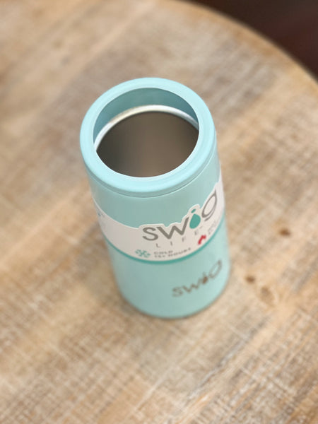 Swig Aquamarine Skinny Can Cooler FINAL SALE