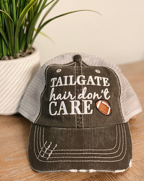 Tailgate Hair Don't Care Trucker Hat FINAL SALE