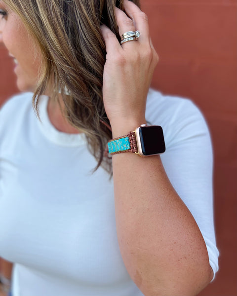 Turquoise Jasper Apple Watch Band