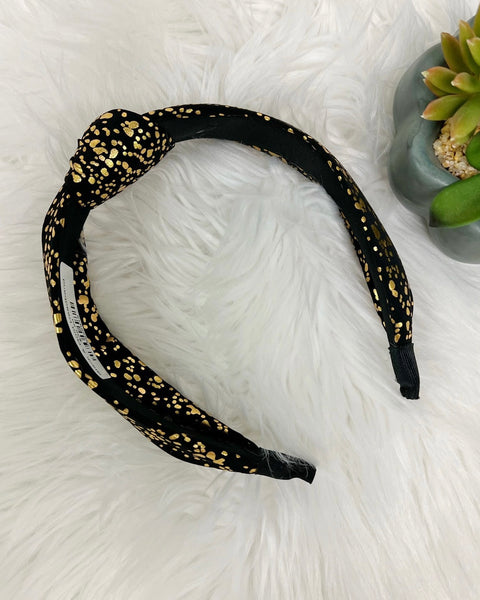 Black & Gold Headband