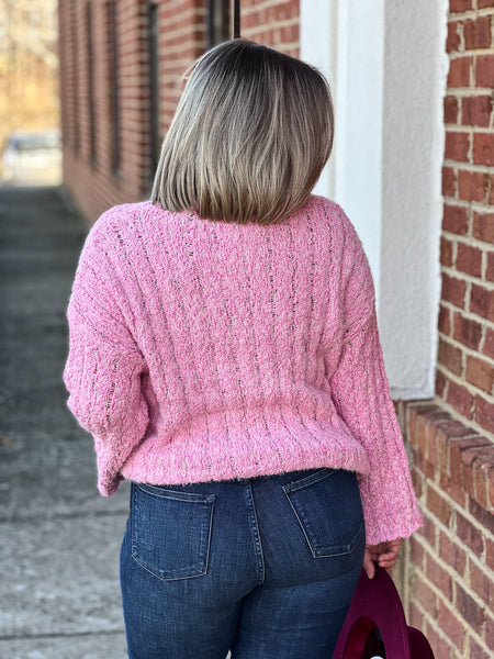 Tatum Sweater in Pink FINAL SALE
