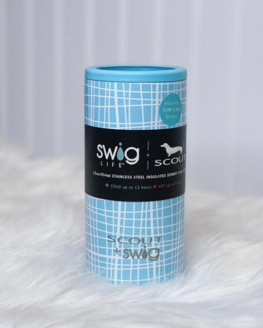 Swig 12oz Skinny Can Cooler Screen Latifah by SCOUT FINAL SALE