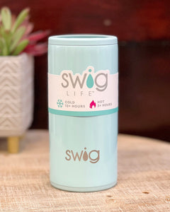 Swig Aquamarine Skinny Can Cooler FINAL SALE