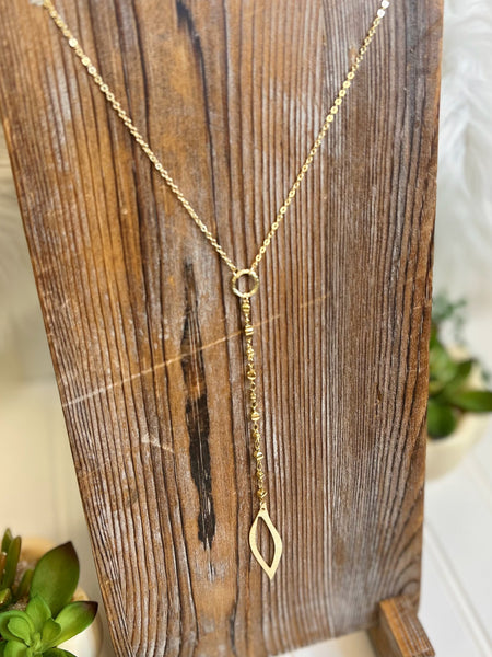 Fell For You Necklace in Gold