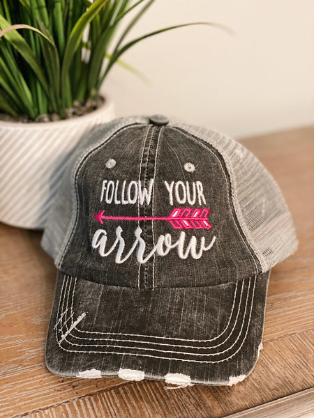 Follow Your Arrow Trucker Hat FINAL SALE