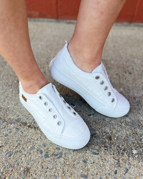 Blowfish Sadie Sneaker in White FINAL SALE