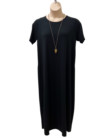 Talia Curvy Maxi Dress in Black FINAL SALE