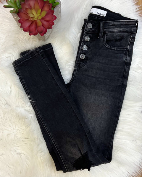 York High Rise Distressed Skinny Jeans FINAL SALE